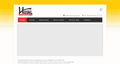 Desktop Screenshot of hujalconcretos.com